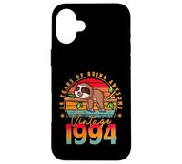 69 Year Old Sloth Vintage 1957 Limited Edition 69th Birthday Coque pour iPhone 16 Plus