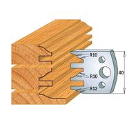 CMT Orange Tools Couteaux profils 690.124 – Jeu de 2 SP 40 x 4 mm