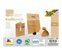 [692/5/98] folia Lot de 50 feuilles de papier kraft naturel 230 g/m² - Format A5