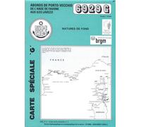 6929g cote est de corse de l'anse de favone aux iles lavezzi - de l'anse de favone aux iles lavezz - Collectif - Epshom - Atlas / carte