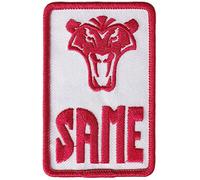 692A - Ecusson Patch Brodé Thermocollant - 5,2 cm x 8 cm - Tracteur Agricole Italie Marque Logo Rétro Vintage