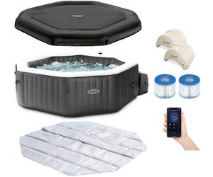 6941057418209 Ogrodowe dmuchane Spa basen z hydromasażem 4 osoby 120+4 dysze INT