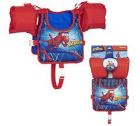 Bestway Gilet de natation Spiderman™ en tissu avec brassards en mousse intégrés – 56 cm