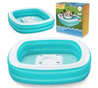BESTWAY Sippin Summer Piscine familiale gonflable, 218 x 218 x 48 cm 54446