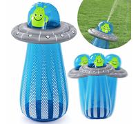 Bestway Sac de Frappe arroseur Gonflable UFO Blaster - 61 cm x 61 cm x 119 cm - Bleu