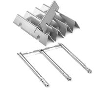 69787 Brûleurs et barres aromatisantes 7636 pour Weber Spirit, Spirit II 300 Grills E-310 S-310 E-320 S-320 E-330 S-330 avec commandes avant, pièces de grille en acier inoxydable pour Weber Spirit 2