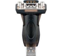 [69822] Goobay Convertisseur / Adaptateur USB vers Série RS232, Transparent C...