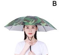 69cm Couvre-Chef Pliable Parapluie Portable Étanche Chapeau De Pêche Pliable Couvre-Chef Parapluie Portable Étanche Chapeau De Pêche - Type B