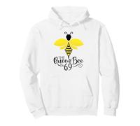 69e Anniversaire The Queen Bee is 69 Years Old Bumblebee Sweat à Capuche
