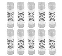 6A Fusible 10x38mm,10Pcs 100KA Rupture Capacité Fusible Fusible Avec Indicateur Remplacement Du Fusible De Tube De Cartouche En Céramique,Composants Électroniques,380-500V Ac