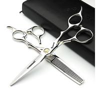 6'Coiffure modelage Studio Ciseaux Coiffeur Ciseaux professionnels Japon 440 C Acier outils de ciseaux de coiffure + ciseaux à effiler(6 pouces 2 pièces-A)
