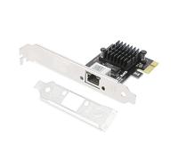 6COM GIGA Carte réseau PCI-E 2,5 GBase-T, port RJ45 unique 2500/1000/100 m/10 Mbps avec contrôleur Ethernet Realtek RTL8125B, compatible Windows 11/10/8/7, Windows Server, Linux
