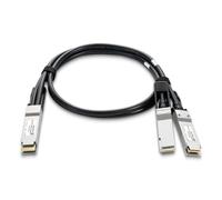 6COMGIGA Câble en cuivre 400GBASE 30 AWG QSFP-DD vers 2 x 200G QSFP56 Breakout passif direct compatible avec Cisco Switch, routeur, appareil réseau, 1 m / 3.28ft