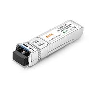6COMGIGA Émetteur-récepteur 10G SFP+, Module monomode LC 10GBase-LR pour Cisco SFP-10G-LR, Meraki MA-SFP-10GB-LR, Ubiquiti UF-SM-10G, Mikrotik, D-Link, Supermicro, Netgear (DDM, 1310nm , 10km)