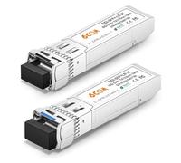 6COMGIGA Une Paire d'émetteurs-récepteurs SFP+ Bidi 10 G, 10 GBase-BIDI 1270 nm/1330 nm SMF, jusqu'à 10 km, Compatible avec Cisco, Ubiquiti, D-Link, Supermicro et Autres commutateurs Ouverts