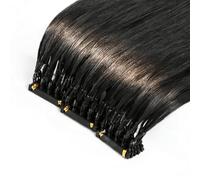 6D Extensions Cheveux Humain - Noir 50 cm, Lisse Naturel, 10 Mèches avec Clips, Rallonge Cheveux pour un Volume Complet Rapide