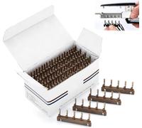 6d Hir Boutons, 40pcs Semless Hir Kit D’Extension Outils, Outil De Connexion De Perruque 5 Strnd, pour 6d 2nd Génération Hir Extension Mchine, C