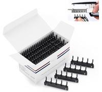 6d Hir Boutons, 40pcs Semless Hir Kit D’Extension Outils, Outil De Connexion De Perruque 5 Strnd, pour 6d 2nd Génération Hir Extension Mchine, A