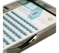 6D Lashes Volume des cils Préparés en éventail Extension de cils C, D-Curl, Epaisseur:0.07mm, Courbure:Courbure C, Taille:MIX 2 4x10mm.4x12mm.4x14mm