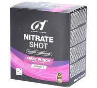 6d Sport Nutrition Nitrate Shot Fruit Punch + Vitamine C Betterave rouge et amarante Bouteilles 6x100 ml