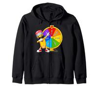 6e année Faites Tourner la Roue pour Gagner la rentrée Scolaire sixième année Sweat à Capuche