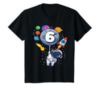 6e Anniversaire Astronaute Garçon De 6 Ans T-Shirt