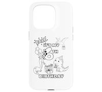6ème anniversaire garçon Fabulous Dinosaur Birthday Coque pour iPhone 15 Pro