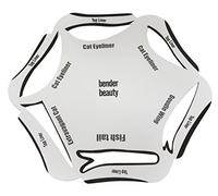 6en 1Eyeliner Pochoir Cosmtique Guide de gabarit rapide Cat Maquillage Smoky Outil