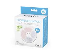6er Catit Filtre de Rechange - Fontaine Fleur, Fleur 75% Moins Plastique