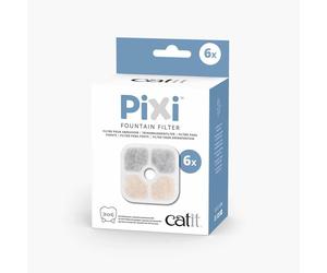 6er-Pack - Catit Pixi Trinkbrunnenfilter-Ersatzfilter pour Pixi Fontaine Neuf