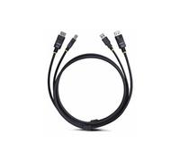 StarTech.com Câble KVM DisplayPort de 1,8m et USB 5Gbps, 4K 60Hz, Câble Combo DP 1.2 et USB pour Commutateurs/Switchs KVM