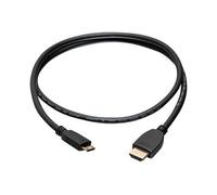 6ft 4K HDMI to Mini HDMI Cable with Ethernet - 60 Hz - M/M - Câble HDMI avec Ethernet - 19 pin mini HDMI Type C mâle pour HDMI mâle - 1.83 m - blindé