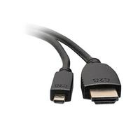 6ft HDMI to Micro HDMI Cable with Ethernet - High Speed HDMI Cable - Câble HDMI avec Ethernet - 19 pin micro HDMI Type D mâle pour HDMI mâle - 1.83 m