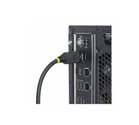 6ft High Speed HDMI Cable w/Gripping Connectors, 4K 60Hz - High speed - câble HDMI avec Ethernet - HDMI mâle pour HDMI mâle - 1.8 m - blindé - noir -