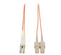 6FT Tripp Lite SC Multimode To LC Duplex Fiber Optic Patch Cable - Orange