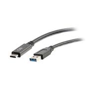 6ft USB C to USB A Cable - USB 3.2 - 5Gbps - M/M - Câble USB - USB type A (M) pour 24 pin USB-C (M) - USB 3.1 - 30 V - 3 A - 1.83 m - noir