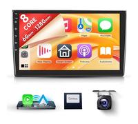 6G+128G 8 Core Android Autoradio per Audi A4 S4 RS4 B6 B7 8E 2000-2009, 9 Pouces écran Tactile Autoradio avec Carplay sans Fil Android Auto Mirror Link Bluetooth FM/RDS/EQ/DSP WiFi GPS Caméra Recul