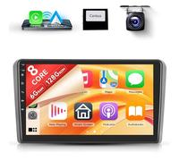6G+128G 8 Core Android Autoradio pour Audi A3 S3 RS3 8P 8VS 8PA 2003-2012 9 Pouces écran Tactile Autoradio avec Carplay sans Fil Android Auto Mirror Link Bluetooth FM/RDS/EQ/DSP WiFi GPS Caméra Recul
