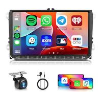 [6G+128G] 8 Cœurs Android Autoradio pour VW Passat B6 Golf 5/6 Touran T5 Tiguan Polo Jetta Seat Skoda avec CarPlay Android Auto, Hodozzy 9 Pouces Écran Tactile avec Bluetooth, GPS, DSP, WiFi, FM/RDS