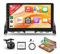 6G+128G 8 Cœurs Autoradio pour Mercedes Benz C-Class C180 C200 C230 C250 C300 C350 W204 S204 2006-2011 9 Pouces écran avec Carplay sans Fil Android Auto Mirror Link Bluetooth FM/RDS/EQ/DSP WiFi GPS