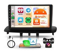6G+128G 8 Cœurs Rimoody Autoradio pour Renault Megane 3 2009-2014 9'' écran Tactile Android Stereo Auto avec Carplay Android Auto Sans Fil Mirror Link Bluetooth FM/RDS/EQ/DSP WiFi GPS SWC Caméra Recul