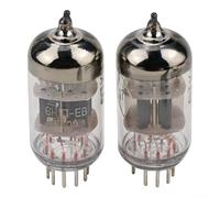 6H1nEB Lot de 2 tubes à vide de rechange pour préampli audio avec haut-parleurs améliorés compatibles avec les modèles à tubes 6N1 ECC85 6AQ8