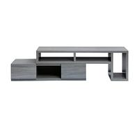 6hftuiiii Meuble TV 54-83 x 15,4 x 18 - Console réglable gris pour téléviseurs jusqu'à 65 pouces (couleur : A taille : comme indiqué)