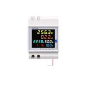 6IN1 din rail AC monitor 110V 220V 380V 100A Voltage Current Power Factor Active Frequency meter BIANMTSW(Built-in CT,AC 250-450V 100A)