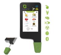 6in1 Greentest Eco 5 + Poisson Portable le nitrate et le détecteur de rayonnement + Test d'eau TDS nitrate testeur Détecteur de Radiation Detecteur d geiger counter (Noir)