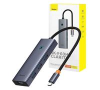 6in1 Hub Baseus Ultrajoy Usb-c Do Hdmi4khz+4xusb 3.0+pd (space