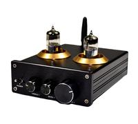 6J5 Electronic Tube Tone Preamp Bluetooth 4.2 Amplificateur de puissance, Noir