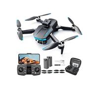 6K Drone Moteur sans balais WiFi 5G Télécommande 2000m 2 Caméras GPS Veilleuses LED avec 2 batteries 18 minutes Noir