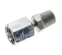 6L & 1/8'' NPT Acier zingue Raccord tournant droit avec filetage mâle 315 bar Ajustable ISO 8434-1