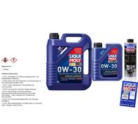 6L Liqui Moly Kit Synthoil Plus 0W-30 huile moteur Pro-Line Nettoyant Moteur